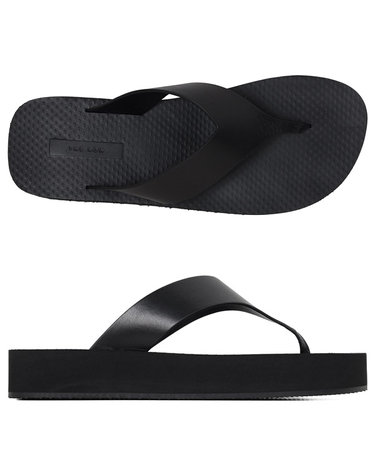 더로우 블랙 듄 플랫폼 긴자 플립플랍 샌들 F1838L825 BLK