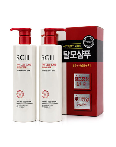 꽃을든남자 알지쓰리 헤어로스 크리닉 샴푸액 520ml X 2개입