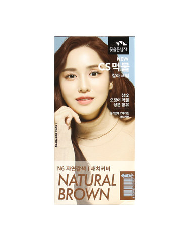 꽃을든남자 뉴 씨에스 CS 먹물 칼라 크림 / N6 자연갈색