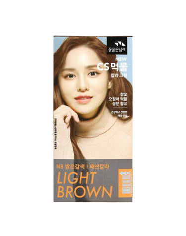 꽃을든남자 뉴 씨에스 CS 먹물 칼라 크림 / N8 밝은갈색