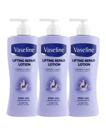 (3개)바세린 리프팅 리페어 로션 450ml