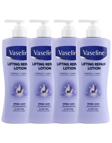 (4개)바세린 리프팅 리페어 로션 450ml