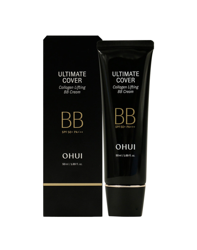 오휘 오휘 얼티밋 커버 콜라겐 리프팅 비비크림 50ml 착용컷