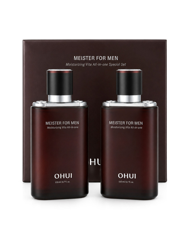 오휘 오휘 마이스터 포맨 모이스처라이징 비타 올인원 세트 110ml+110ml 착용컷