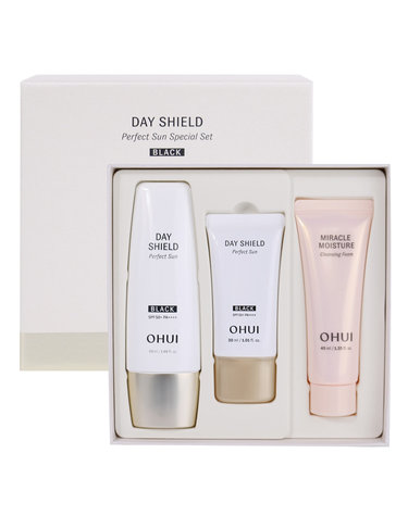 오휘 데이쉴드 퍼펙트 선 블랙 SPF 50+ 스페셜 세트 50ml+30ml