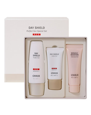 오휘 데이쉴드 퍼펙트 선 레드 SPF 50+ 스페셜 세트 50ml+30ml