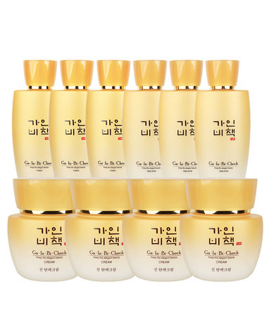 가인비책 진 엑소좀 탄력 패키지 10종 단품 세트 (스킨3+로션3+크림4) /여성기초세트 주름개선 기능성