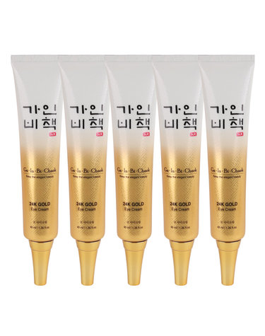 (5개)가인비책 진 24K 골드 아이크림 40ml /수삼배양근 엑소좀 탄력케어 주름개선