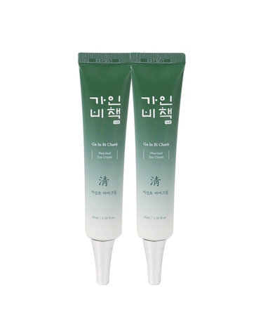 (1+1)가인비책 청 어성초 아이크림 40ml /약모밀 진정케어 주름개선 미백기능성