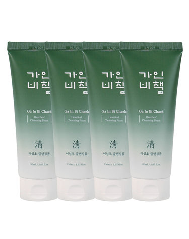 (4개)가인비책 청 어성초 클렌징폼 150ml /약모밀 진정케어