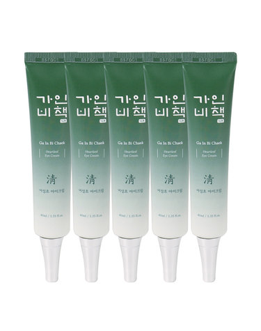 (5개)가인비책 청 어성초 아이크림 40ml /약모밀 진정케어 주름개선 미백기능성