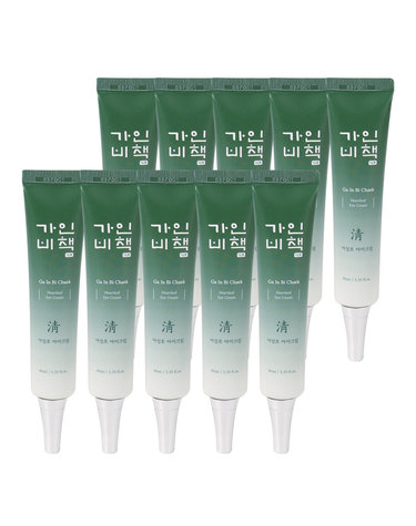 (10개)가인비책 청 어성초 아이크림 40ml /약모밀 진정케어 주름개선 미백기능성