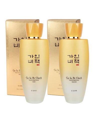 가인비책 진 엑소좀 2종 단품 세트 (스킨+로션) /유연수 유연액 주름개선 기능성