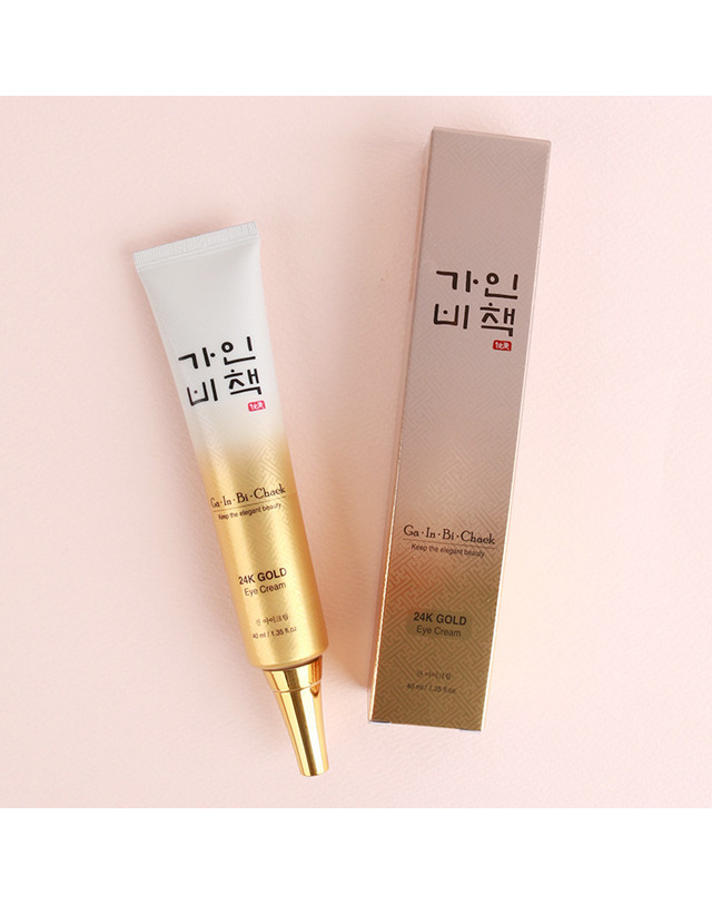 가인비책 가인비책 진 24K 골드 아이크림 40ml /수삼배양근 엑소좀 탄력케어 주름개선 착용컷