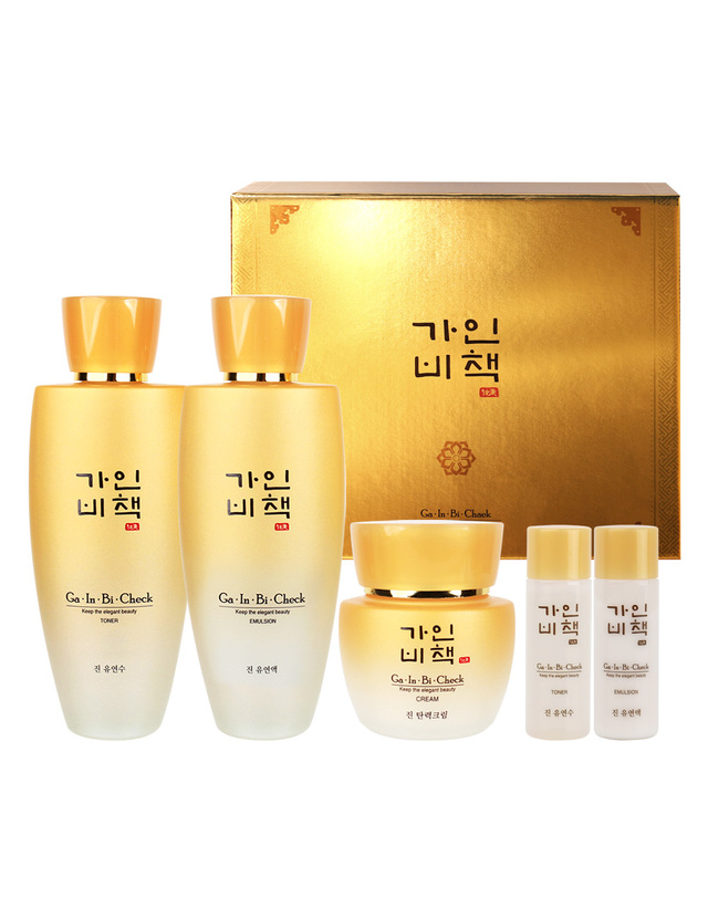 가인비책 가인비책 진 여성 3종세트 / 수삼배양근 엑소좀 피부탄력 영양보습 착용컷