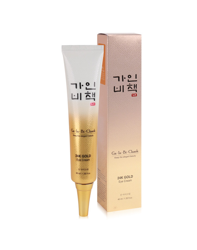 가인비책 (10개)가인비책 진 24K 골드 아이크림 40ml /수삼배양근 엑소좀 탄력케어 주름개선 착용컷