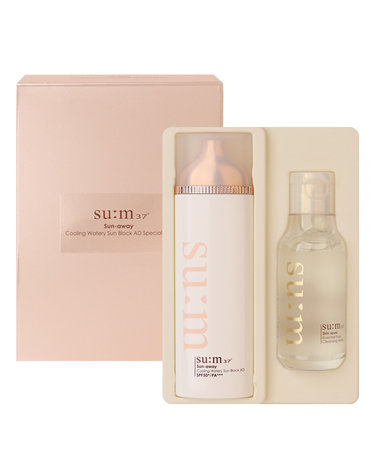 숨37 선 어웨이 쿨링 워터리 선블럭 에이디 증량 스페셜 기획세트 100ml+100ml
