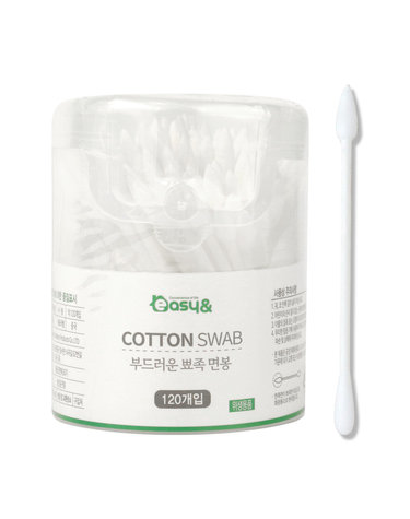 이지앤 부드러운 뾰족 면봉 120개입