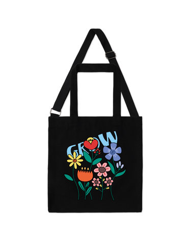 MILLION GROWFLOWER CANVAS BAG (CROSS STRAP)
