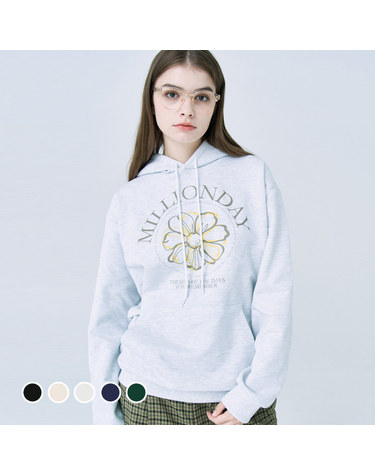 MILLION ROUND FLOWER HOODIE