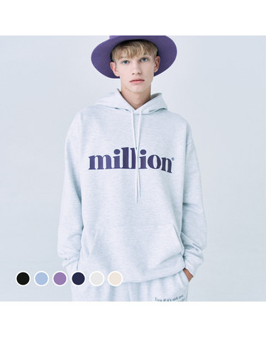 MILLION BIG LOGO HOODIE