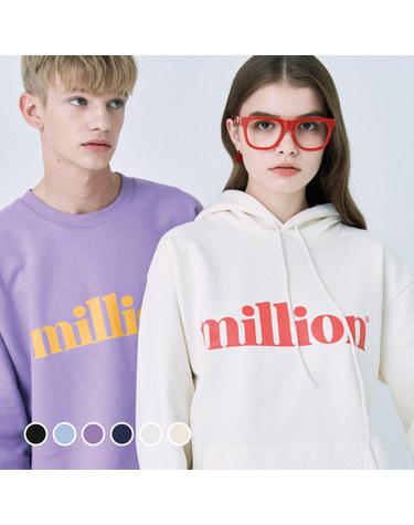 MILLION BIG LOGO HOODIE