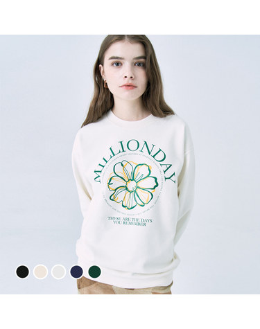 MILLION ROUND FLOWER SWEATSHIRT