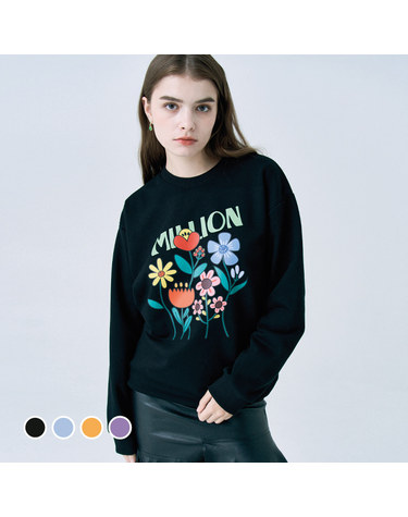 MILLION GROW FLOWER SWEATSHIRT