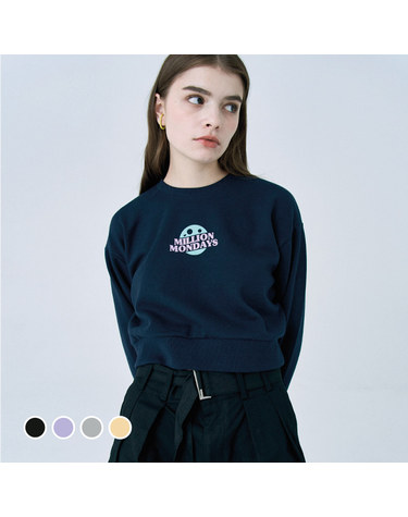 MILLION PING-PONG CROP SWEATSHIRT