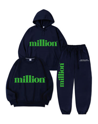 MILLION BIG LOGO SETUP [SWEATSHIRT / HOODIE SELECT 1]