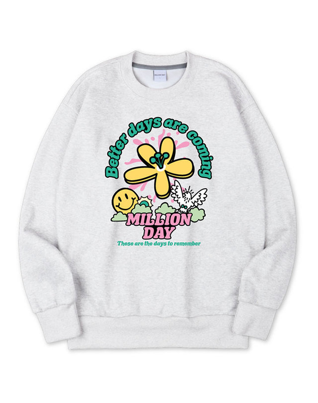 밀리언데이 MILLION WONDERLAND SWEATSHIRT 착용컷