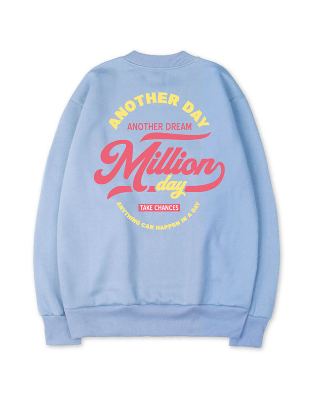 밀리언데이 MILLION ANOTHER SWEATSHIRT 착용컷