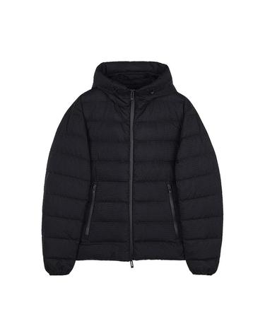 [엠포리오 아르마니] FW25 남성 자카드 로고 퀄팅 패딩 EM003043 AF15384 UC001