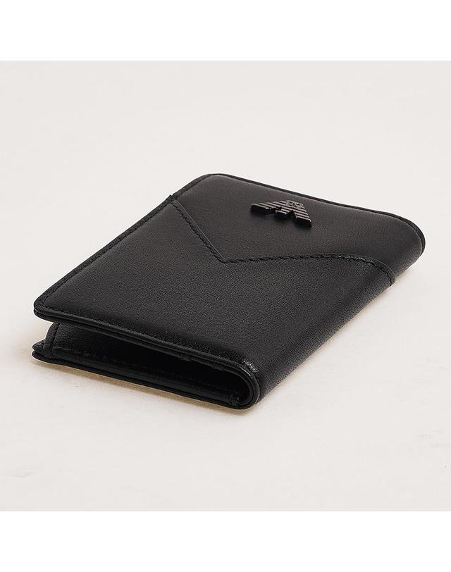 엠포리오아르마니 [엠포리오 아르마니] FW25 남성 트라이폴드 반지갑 EM003603 AF19365 UC001 착용컷