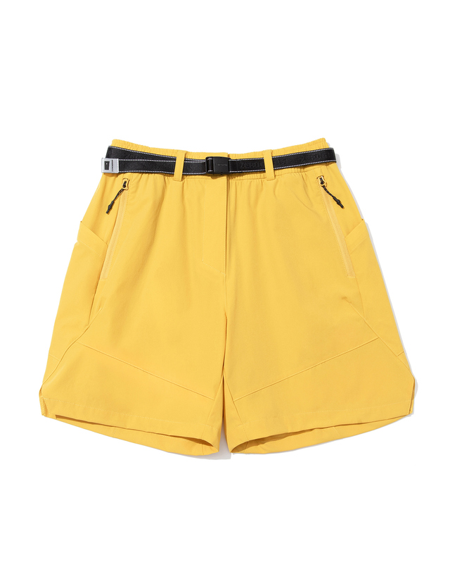 제로그램 트리퍼 쇼츠 W 머스타드 착용컷