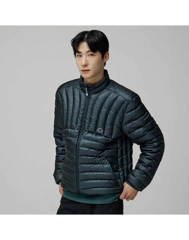 제로그램 라모나120 구스 제로라이트 스탠 자켓 착용컷
