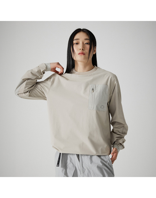 제로그램 텍토닉180 우븐 긴팔 티셔츠 3종 착용컷