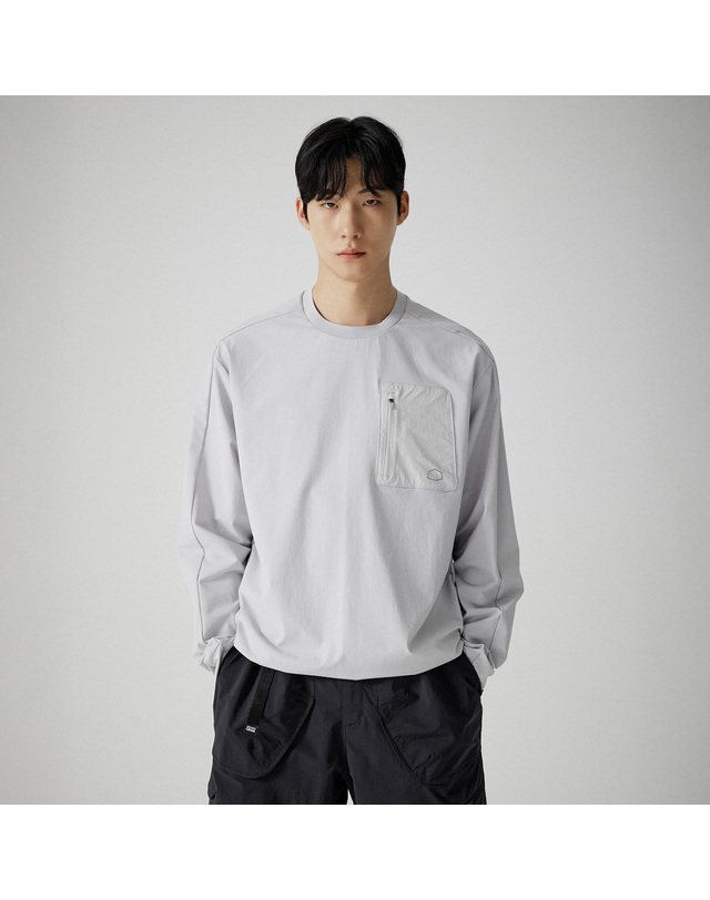 제로그램 텍토닉180 우븐 긴팔 티셔츠 3종 착용컷