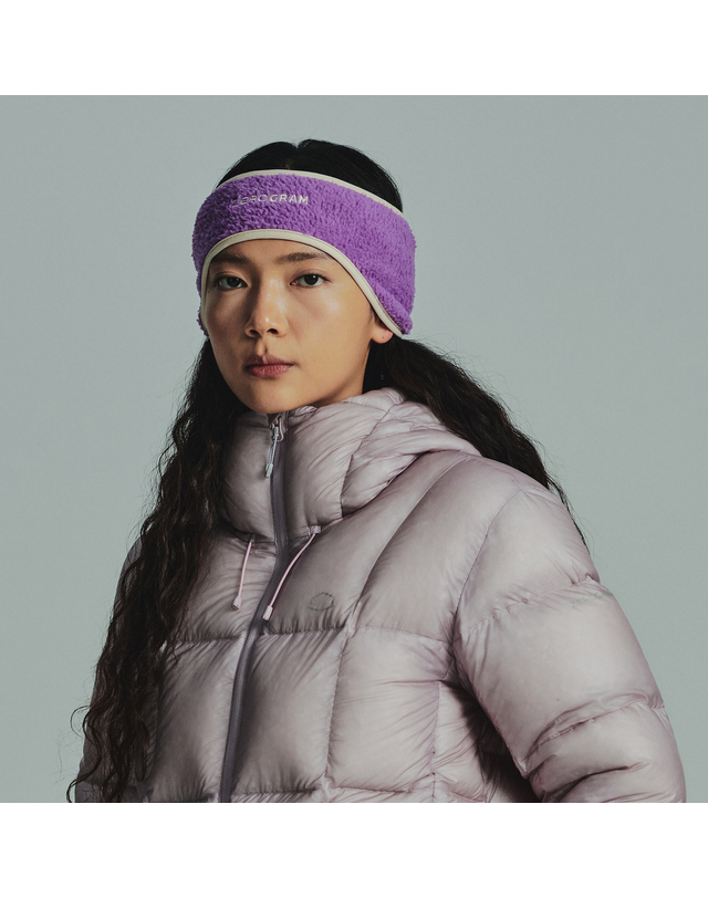 제로그램 액티브 이볼브® 리버시블 헤어밴드 퍼플 착용컷