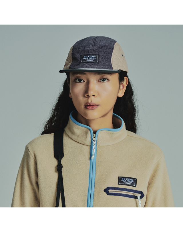 제로그램 Z플리스 5패널 캡 그레이 착용컷