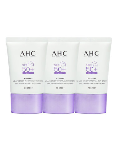 AHC 마스터즈 멜라 프로텍트 워터풀 선크림 40ml 3개