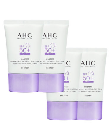AHC 마스터즈 멜라 프로텍트 워터풀 선크림 40ml 4개