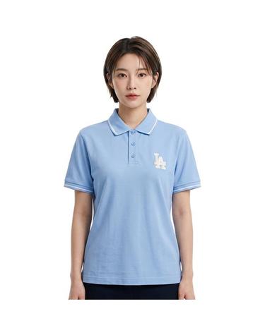MLB 공용 베이직 오버핏 카라 반팔티 31TSQ2131-07S