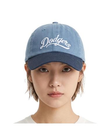 MLB 공용 빈티지 컬시브 배색 볼캡 3ACPVL74N-07INP