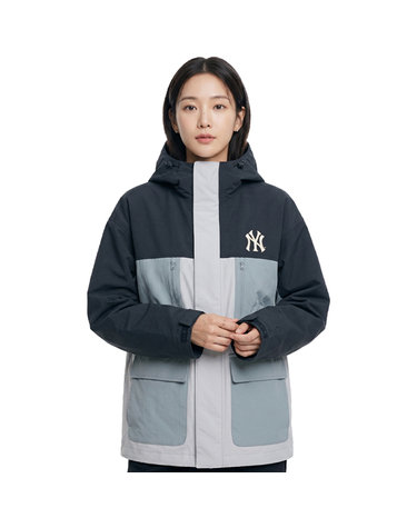 MLB 공용 고프코어 포켓 블러킹 바람막이 3AWJB0751-50BKS
