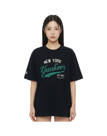 MLB 공용 그래픽 오버핏 반팔티 3ATSV0553-50BKS