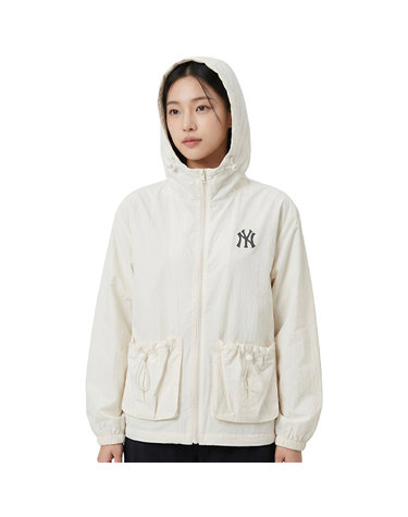 MLB 공용 고프코어 립스탑 바람막이 3AWJB0453-50IVS