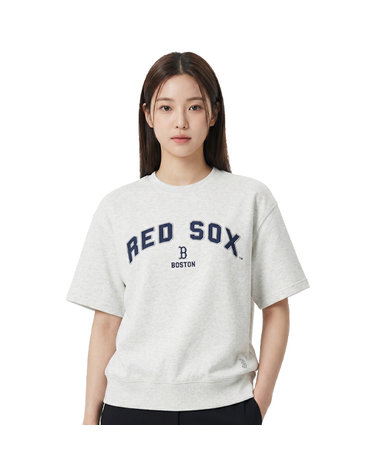 MLB 공용 레터링 반팔 맨투맨 3ARSV0153-43MGL