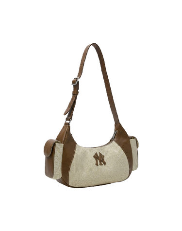 MLB 공용 캔버스 빈티지 카고 숄더백 3ABQBV15N-50CRD