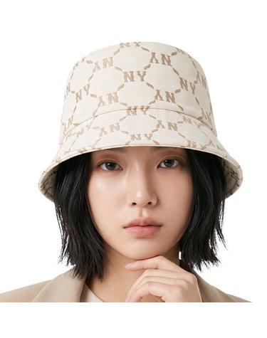 MLB 공용 다이아 모노그램 버킷햇 3AHTM024N-50CRD